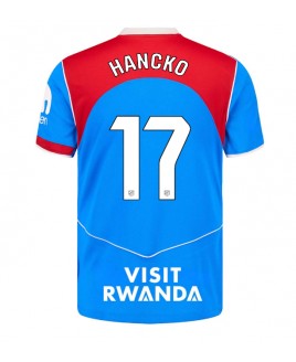Günstige Atletico Madrid David Hancko #17 3rd trikot 2025-26 Kurzarm